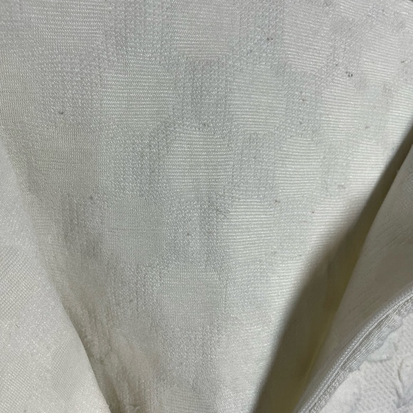 HD in Paris Women’s Cream Polka Dot Textured Jacquard Circle MIDI Skirt Sz Small - Picture 7 of 14